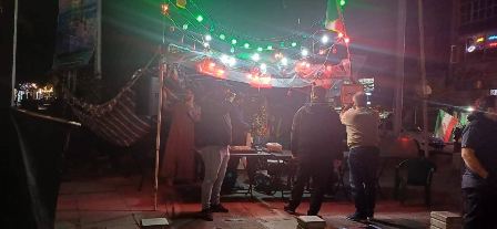 مسجدی که مقر ساماندهی تجمعات مردمی صادقیه است