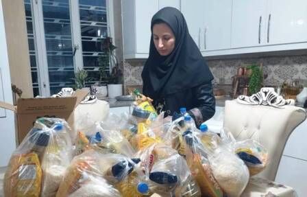 حمایت از خانواده‌های نیازمند در دل جنگ