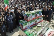 وداع باشکوه مردم فارس با ۱۱ “شهید اقتدار” در شیراز