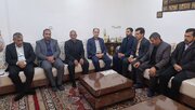 دیدار با خانواده شهدای جنگ رمضان در آبدانان