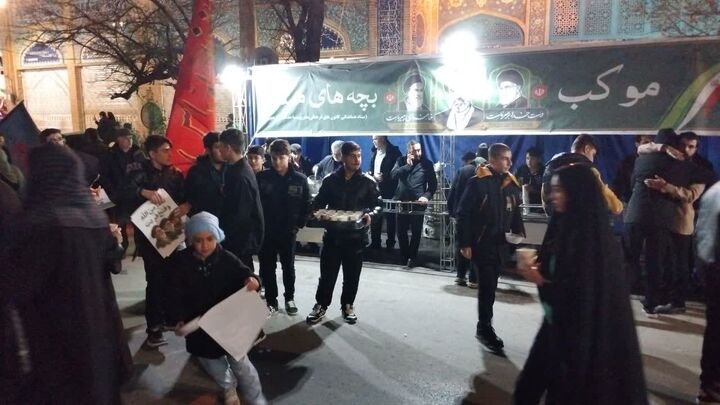 موکب «بچه‌های مسجد»، میعادگاه حضور فعالان کانون های مساجد در اجتماع مردمی اردبیل