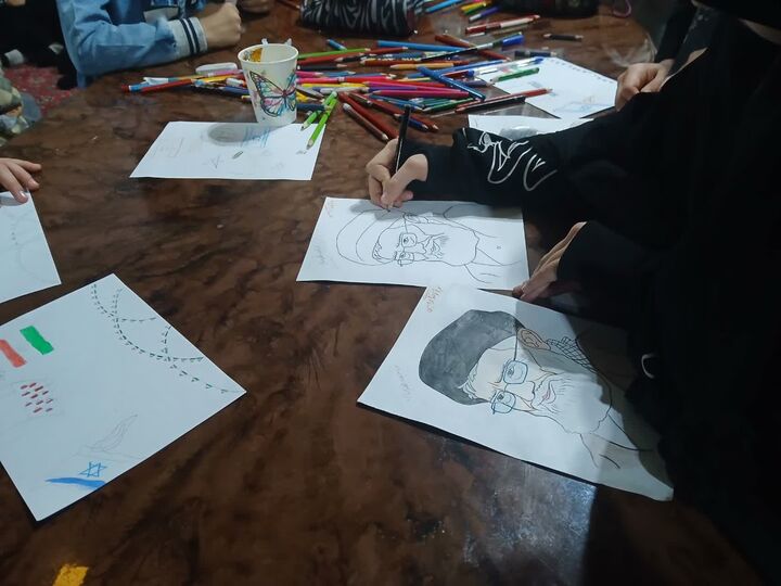 از دل مسجد تا بوم نقاشی؛ روایت‌های بزرگ در دستان کوچک کودکان