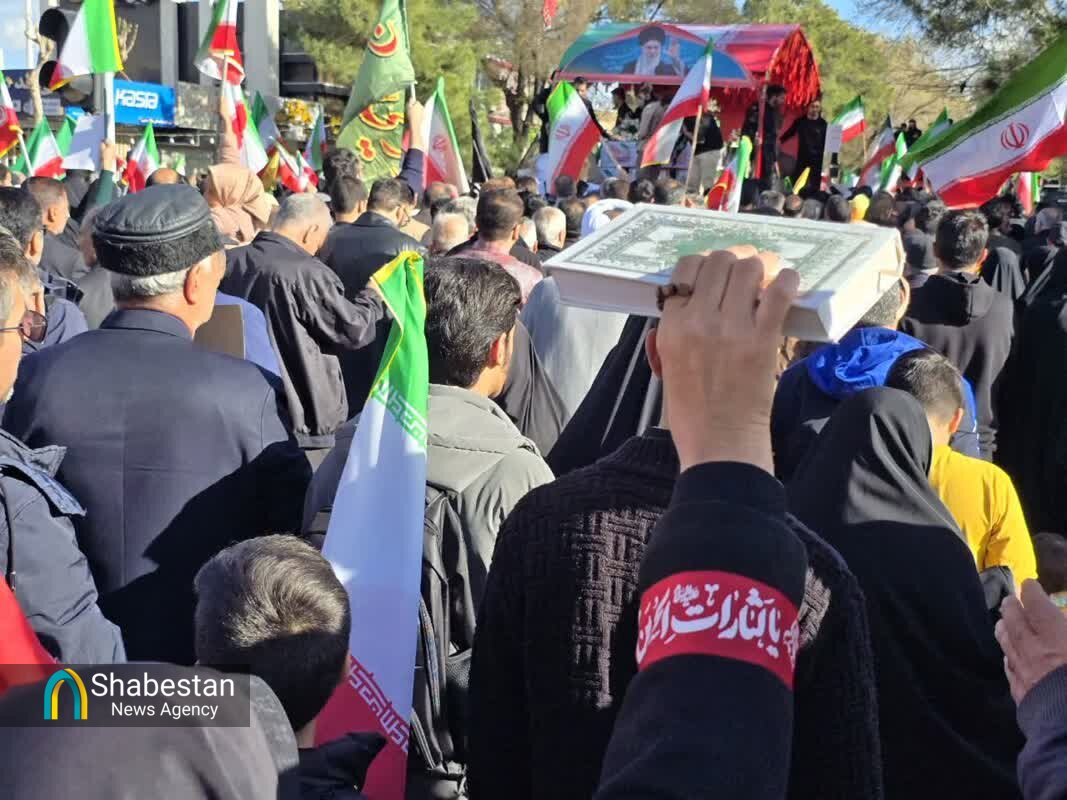 تشییع و بدرقه در مسیر بهشت