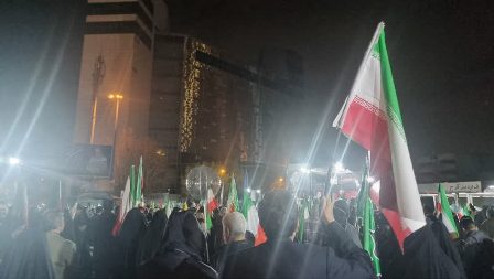 مسجدی که میدان‌دار تجمعات شب‌های جنگ در محله جردن است
