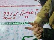 مدرسه تا سنگر؛سرانگشتان رنگین دانش آموزان گلوگاهی نماد دفاع از انقلاب
