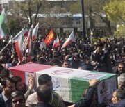 تشییع پیکر پاک و مطهر شهیدان رحیمیان و امیدواری در اراک برگزار شد