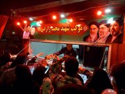 برپایی موکب‌های مردمی «نحن منتقمون» در کرمانشاه با حمایت مسجد و پایگاه بسیج