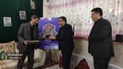 دیدار با خانواده شهید نوجوان جنگ رمضان در سه‌شنبه‌های تکریم شهدایی کانون‌های مساجد کرمان