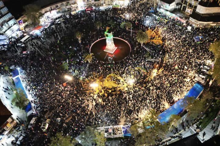 موج سی‌امین شب‌ اقتدار میدان وحدت گرگان