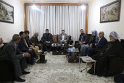 دیدار مدیر ستاد هماهنگی کانون‌های مساجد خوزستان با خانواده شهید «علی سعدی»