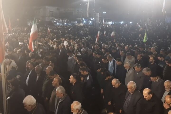 اقامه نماز استغاثه به امام زمان(عج) در گرگان