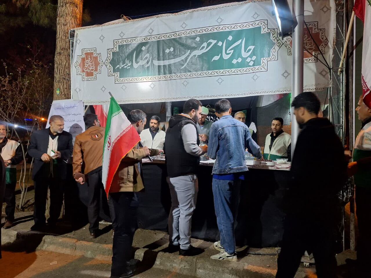 خروش خادمیاران رضوی در حمایت از آرمان های جمهوری اسلامی