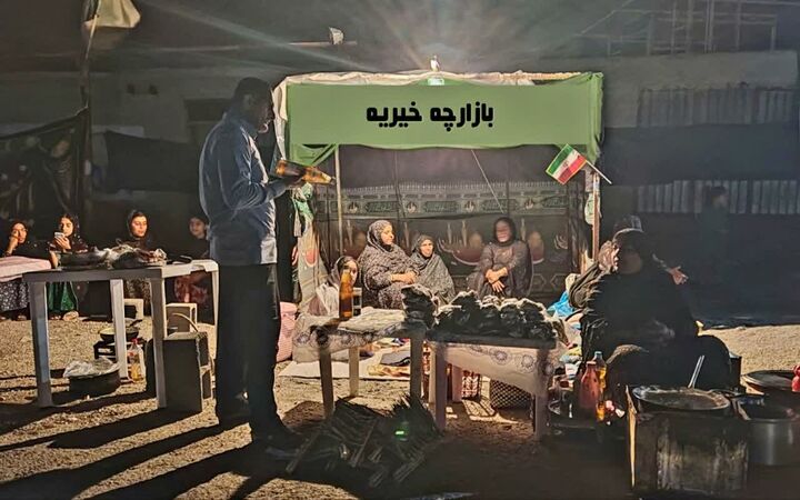 نقش‌آفرینی کانون فرهنگی هنری آل‌یاسین تازیان بالا در ایام جنگ رمضان؛ از برپایی بازارچه خیریه و کمک به جبهه مقاومت تا برگزاری یادواره شهید تنگسیری