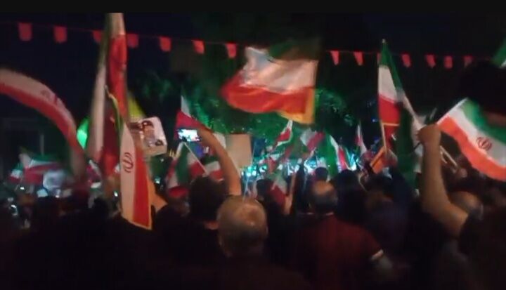 شکوه حضور مردم بندرعباس در سی‌وششمین اجتماع مردمی مقابل مسجد قدس