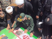 تشییع شهدای جنگ رمضان در بیرجند