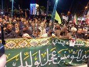 میدان داری کانون فرهنگی هنری سبحان در شب سی‌و چهارم اجتماع مردم کوهدشت