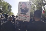 پیکر شهید دریادل «ابوالفضل راهنما» در گنبدکاووس تشییع شد