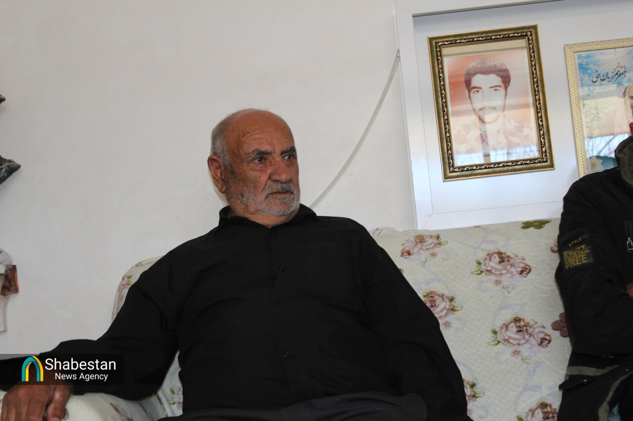 دیدار اعضای ستاد استان با خانواده‌های شهدای جنگ تحمیلی شهرستان بن