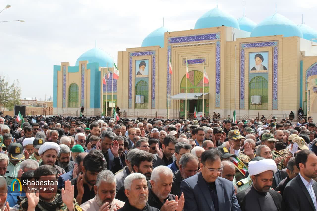 بشرویه میزبان تشییع پیکر مطهر شهید«علی اصغر حسینی»