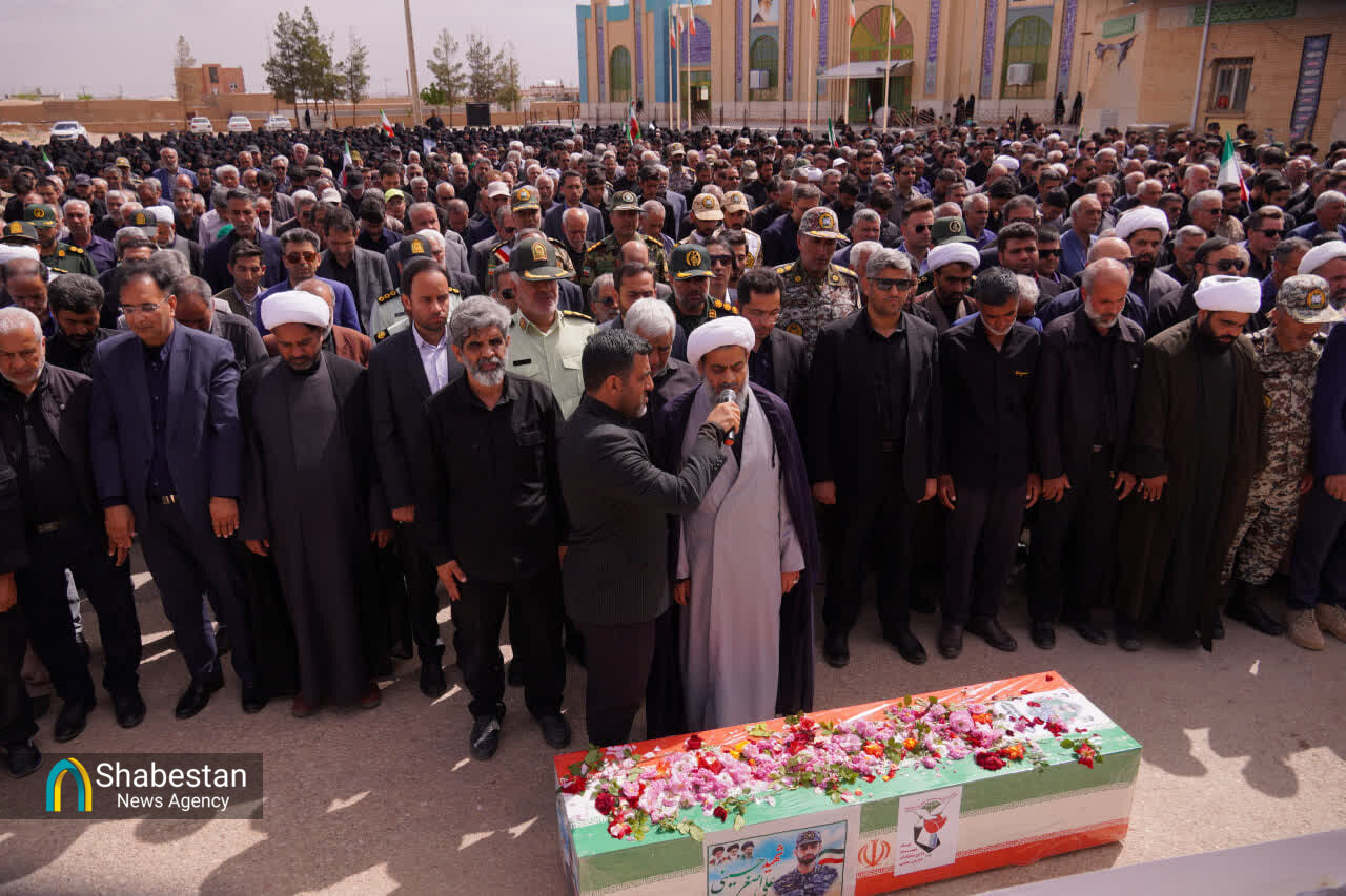 بشرویه میزبان تشییع پیکر مطهر شهید«علی اصغر حسینی»