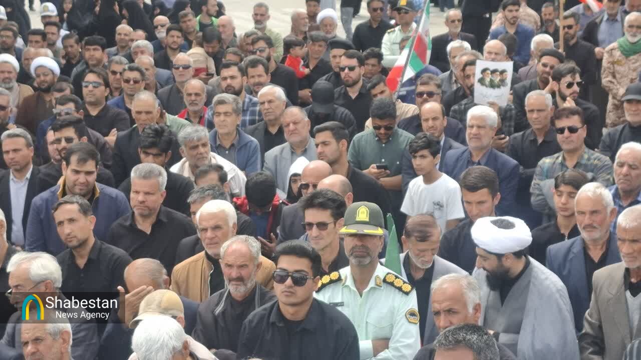 بشرویه میزبان تشییع پیکر مطهر شهید«علی اصغر حسینی»