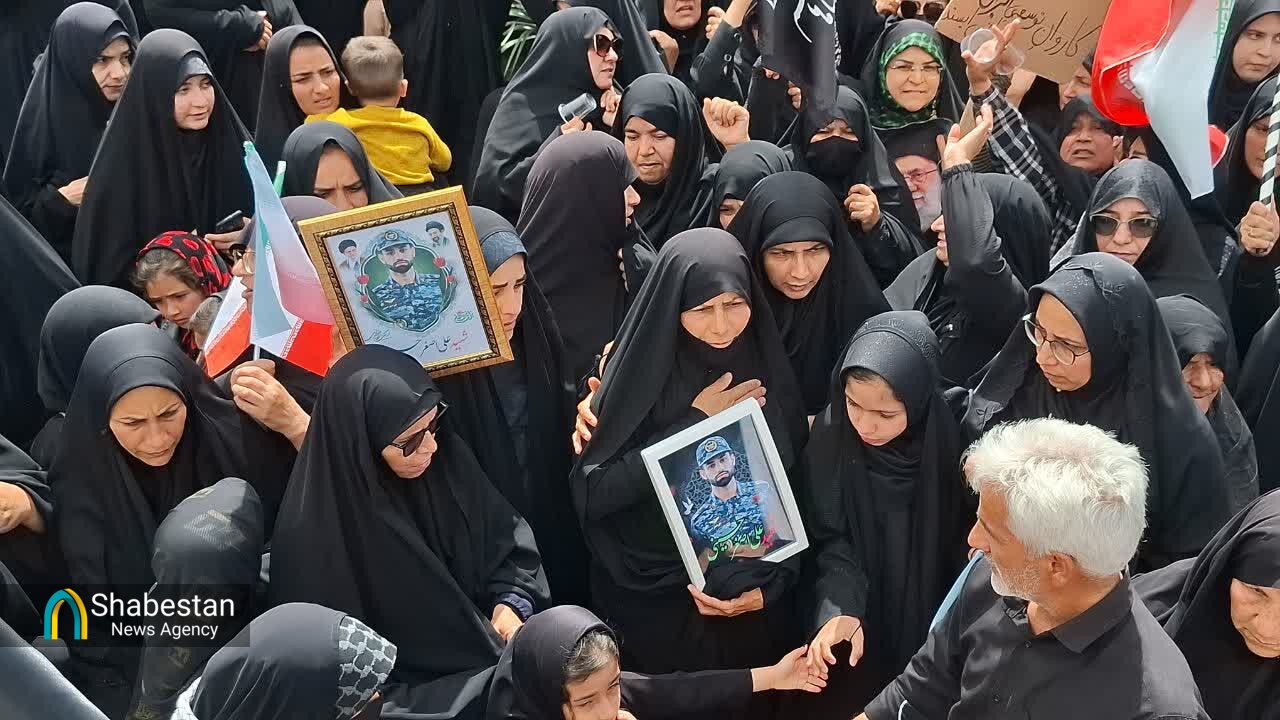 بشرویه میزبان تشییع پیکر مطهر شهید«علی اصغر حسینی»