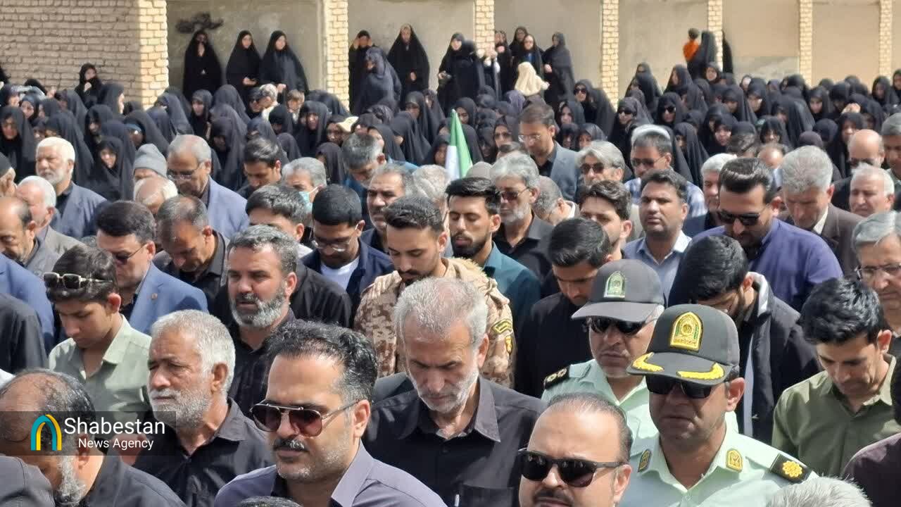 بشرویه میزبان تشییع پیکر مطهر شهید«علی اصغر حسینی»