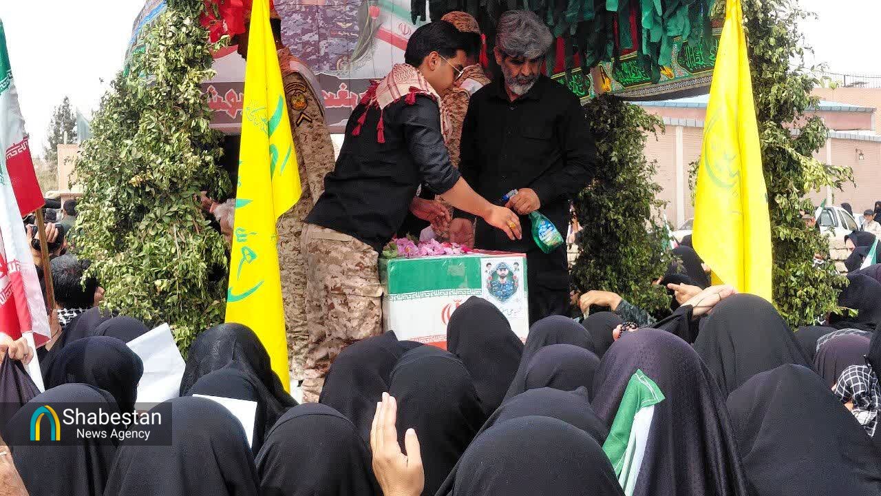 بشرویه میزبان تشییع پیکر مطهر شهید«علی اصغر حسینی»