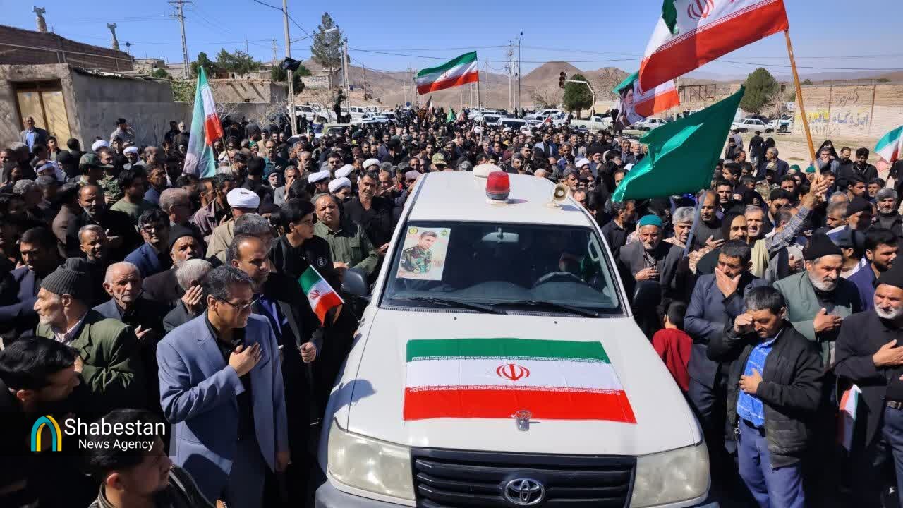 تشییع شهید جنگ رمضان«هاشم میری بقال» در زیرکوه