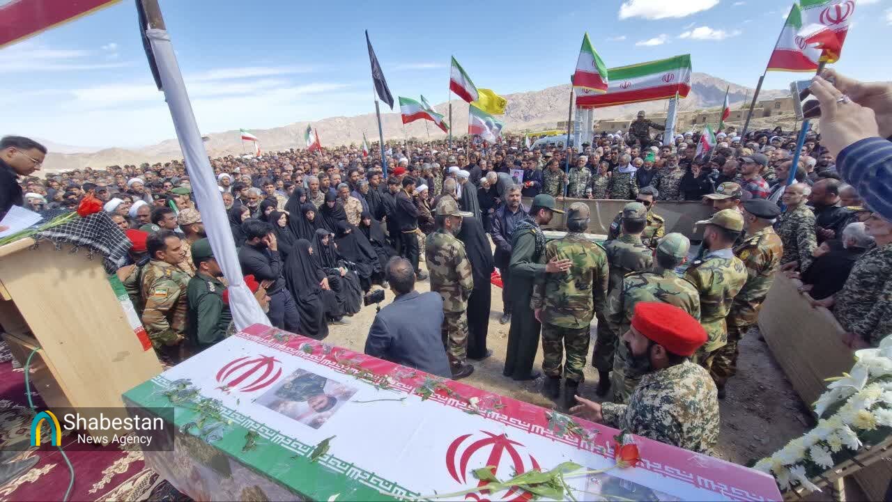 تشییع شهید جنگ رمضان«هاشم میری بقال» در زیرکوه