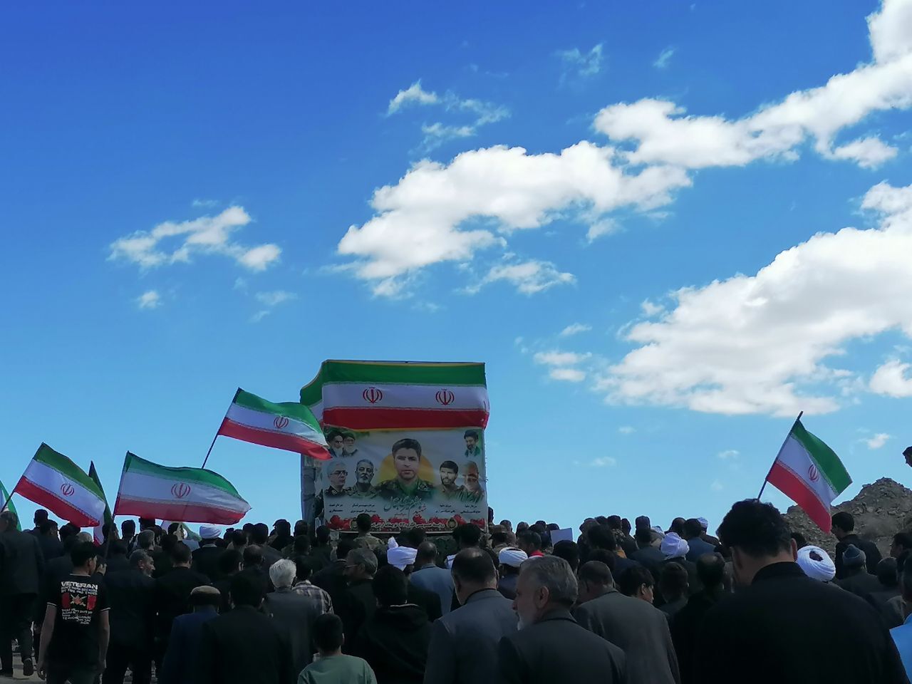 تشییع پیکر مطهر شهید هاشم میری بقال