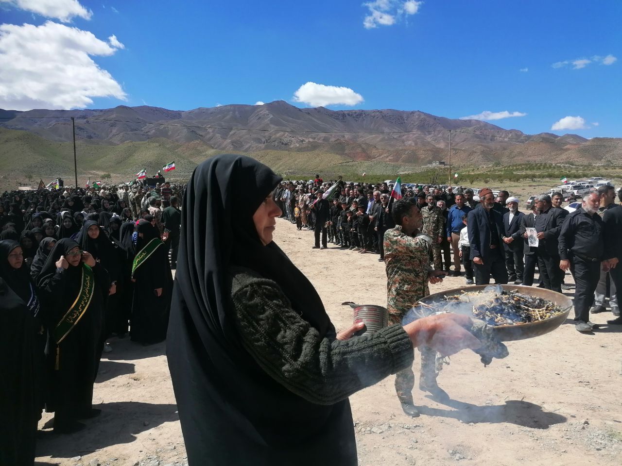 تشییع پیکر مطهر شهید هاشم میری بقال