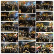 میدان‌داری مردم شهرستان نوبران در دمای هوای زیر صفر درجه