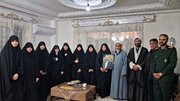 دیدار بچه های مسجد امام سجاد(ع) آمل با خانواده طلبه شهید حسن یزدانی