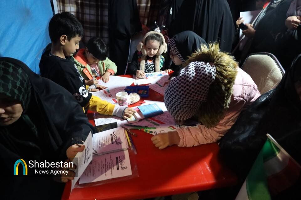 موکب سیار «بچه‌های مسجد» در رجایی‌شهر؛ روایت کار فرهنگی برای کودکان در میدان مقاومت