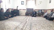 دیدار مسئولان فرهنگی کردستان با خانواده شهید حجت‌الاسلام محمد سخاوتی در علی‌آباد