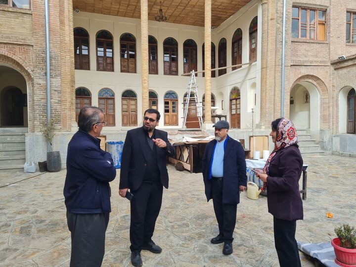 بازدید مدیرکل فرهنگ و ارشاد اسلامی کردستان از آکادمی هنر قطب‌الدین صادقی در سنندج