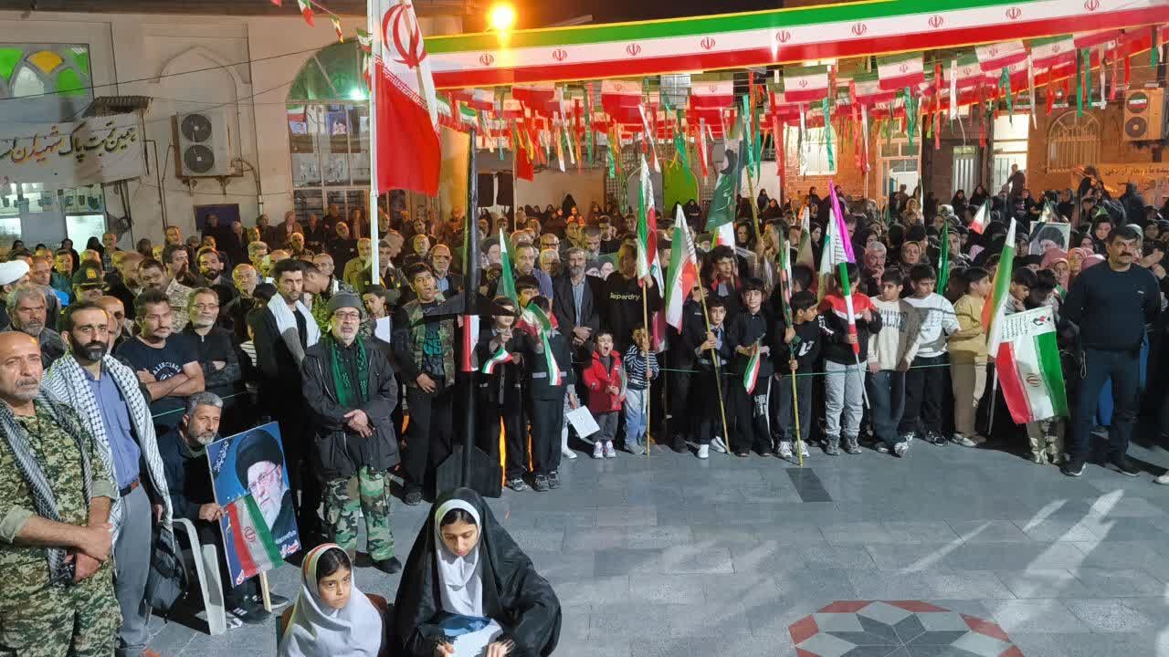 شهیدآباد؛ پایتخت غیرت و ولایتمداری و تجدید پیمان با آرمانهای رهبری