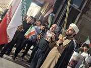 کاروان خودرویی و دیوار انسانی مقاومت بهشهری ها