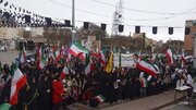 استقبال بانوان از «تجمع حماسه زینبی» و فعالیت‌های کانون فرهنگی هنری انتظار در شهر آبی‌بیگلو