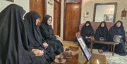 دیدار بسیج جامعه زنان گیلان با خانواده شهید دریانورد «حامد رجبی مقدم»