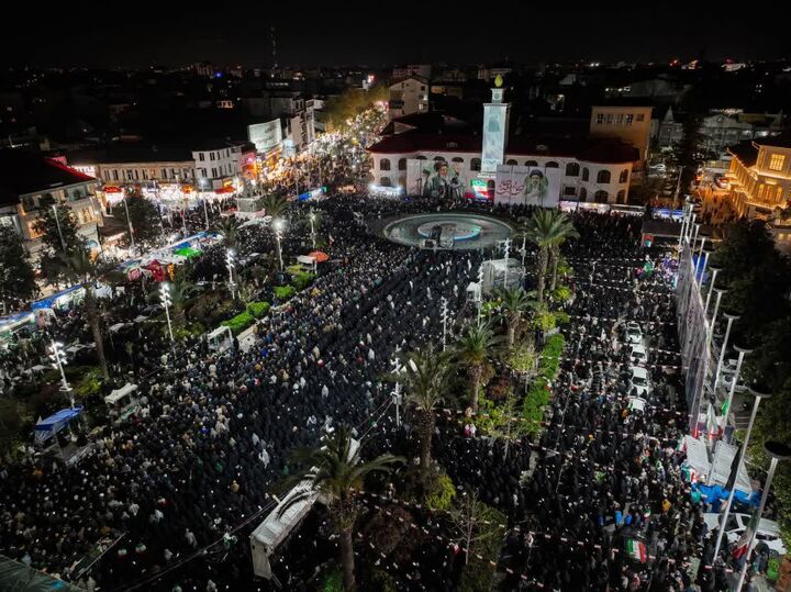 سی و هفتمین قرار رشتوندان؛ درخشش پرچم ایران و ذکر «یا حیدر کرّار» در میدان شهدای ذهاب