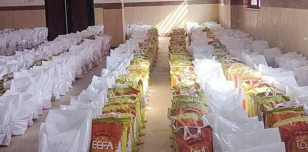 توزیع ۹۸۰ بسته معیشتی بین نیازمندان هرمزگان همزمان جنگ تحمیلی سوم