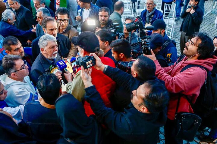 اظهارات سیدعباس صالحی، وزیر فرهنگ در حاشیه آیین «سین هشتم، سوگ میناب» +فیلم