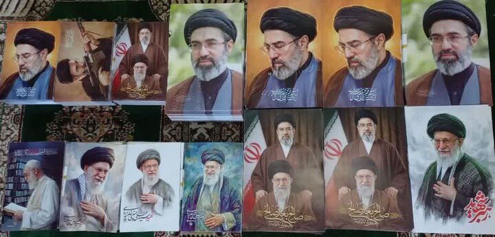 توزیع ۷۰۰۰ پوستر از تصاویر امام شهید و رهبر انقلاب در مساجد کردستان