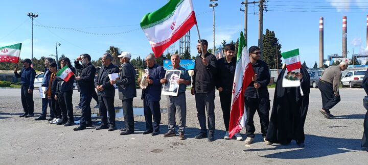 سدی از جنس غیرت؛ زنجیره انسانی نکا در دفاع از امنیت و انرژی