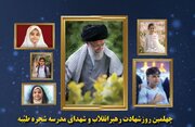 ویژه برنامه چهلمین روز شهادت رهبر شهید انقلاب و شهدای مدرسه شجره طیبه