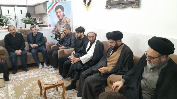 دیدار مسجدی ها با خانواده شهید امیر محمدعلی محم