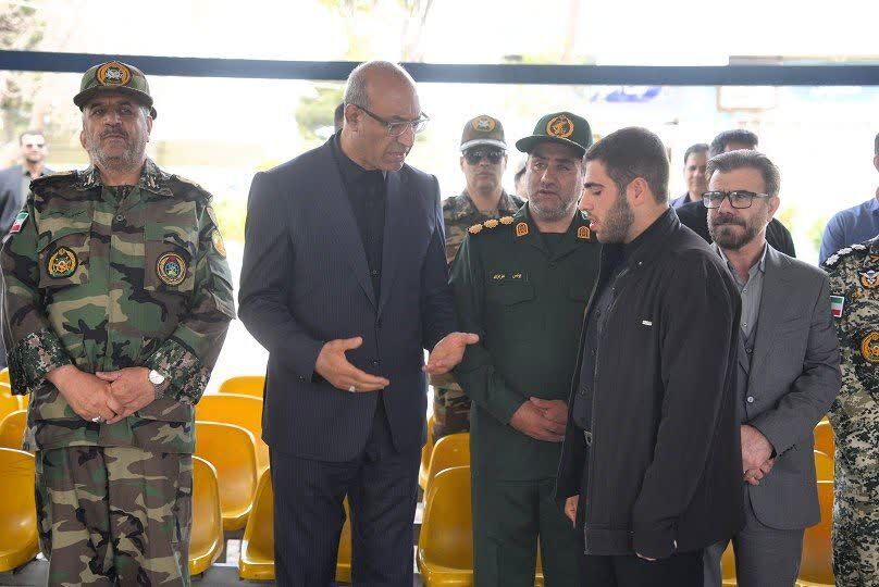 نغمه‌ی شهادت در جیران‌بلاغ؛ وداعی پرشور با فرمانده‌ شهید جعفرزاده در کرمانشاه
