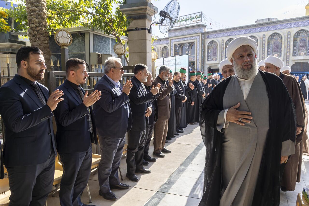مراسم چهلم شهید آیت الله خامنه‌ای در آستان‌های مقدس امام حسین و عباس(ع) + عکس
